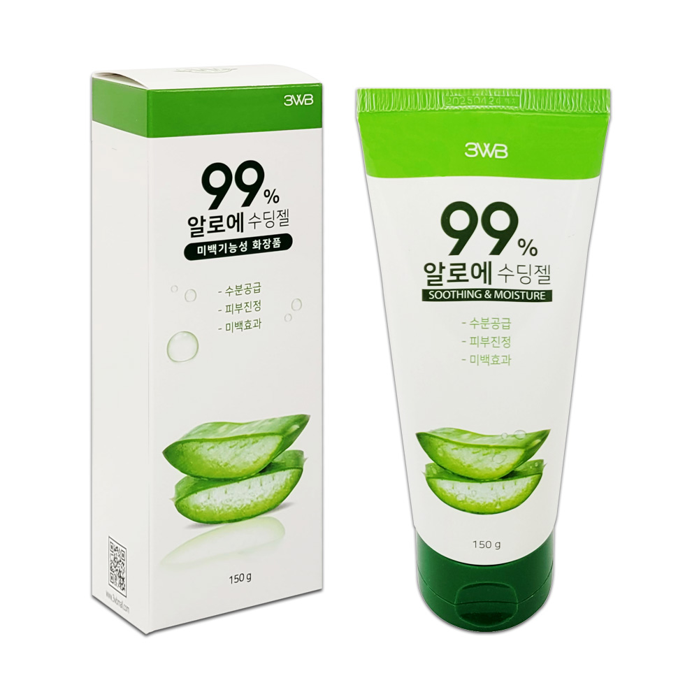 웰빙헬스 예쁜얼굴 알로에 수딩젤 150g / 피부진정 수분공급 : 지오생활건강