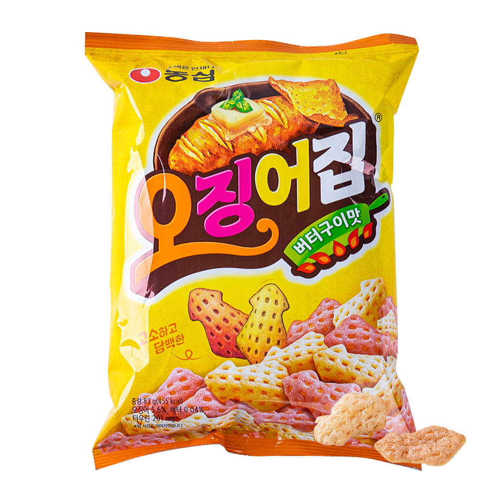 농심 오징어집과자 83g 오징어칩 : 선장스토어