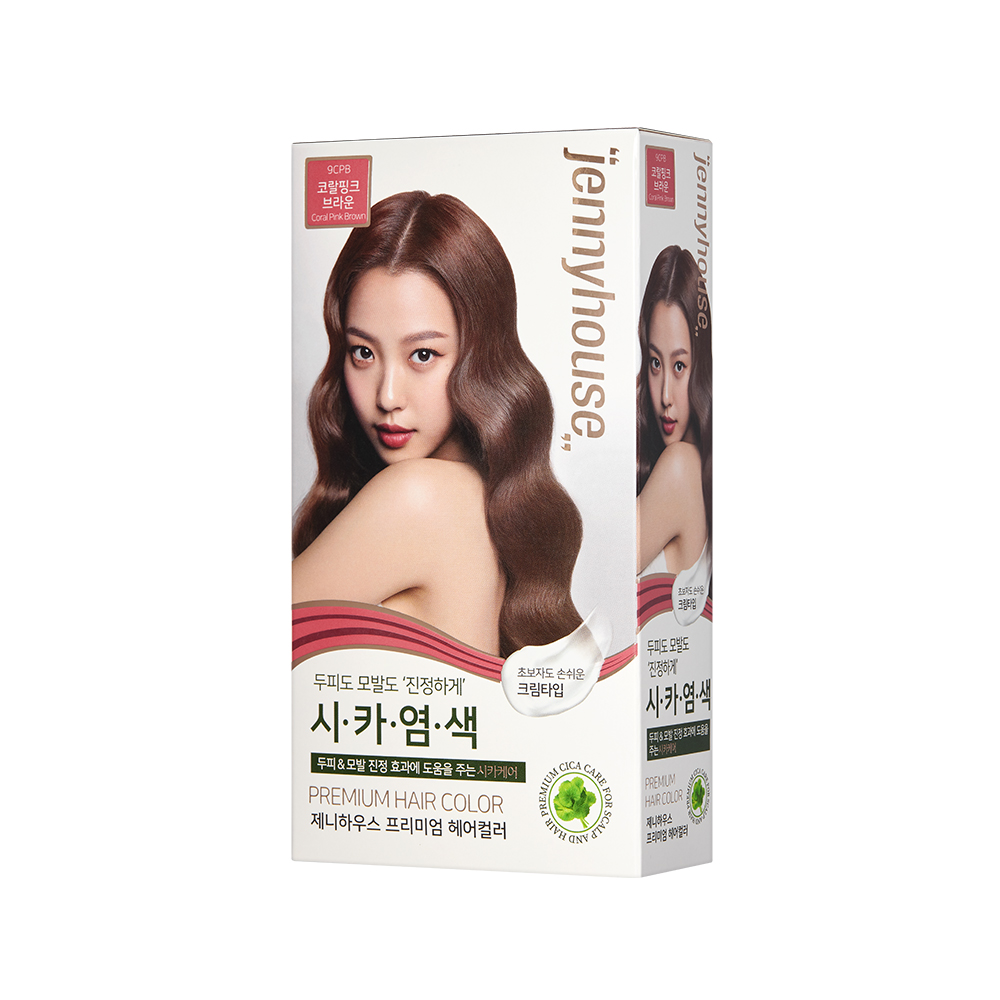 제니하우스 프리미엄 헤어컬러 120g 코랄핑크브라운 9CPB : 제니하우스코스메틱