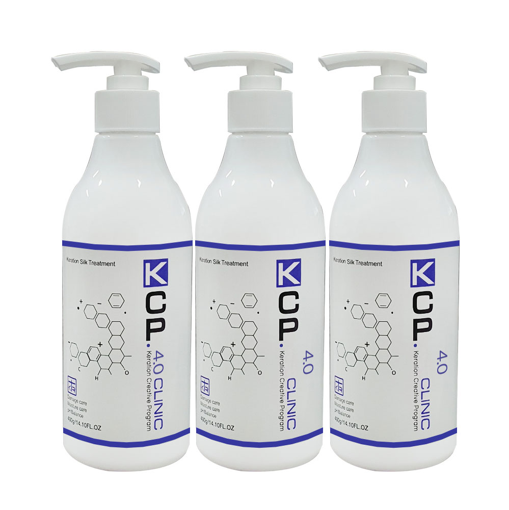 KCP 4.0클리닉 케라티온 실크 트리트먼트 원스탭 모발관리 400g x3 헤어팩 : 헤어푸드
