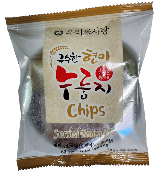 구수한 현미 누룽지 60g x 40개 : 우리미사랑