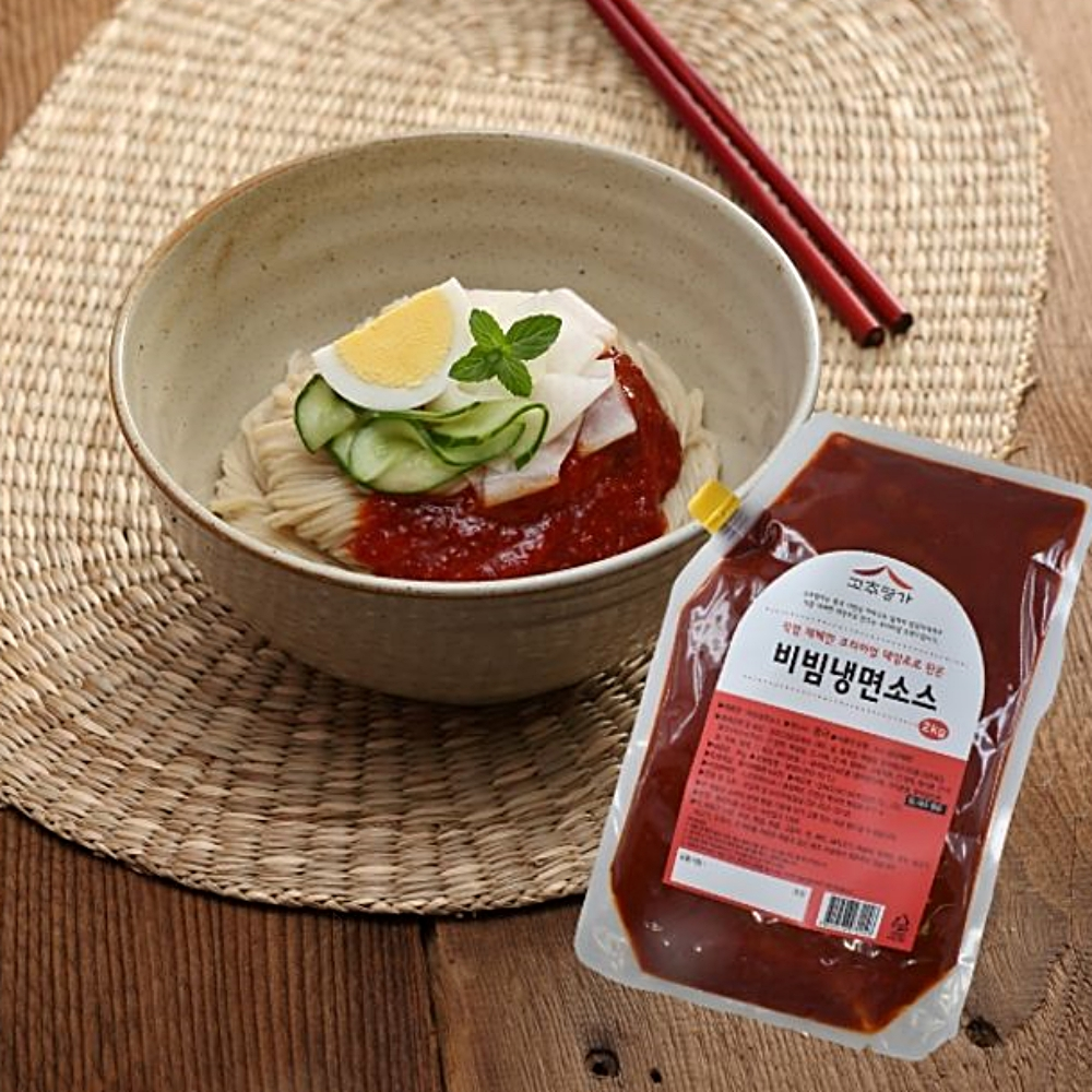 고추명가 비냉 비빔냉면 양념 양념장 비빔냉명양념장 소스 2kg : 스마트하니C
