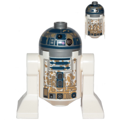 레고 피규어 스타워즈 - Astromech Droid, R2-D2, Dirt Stains on Front and Back (75330/sw1200) 브릭마켓 : 브릭마켓