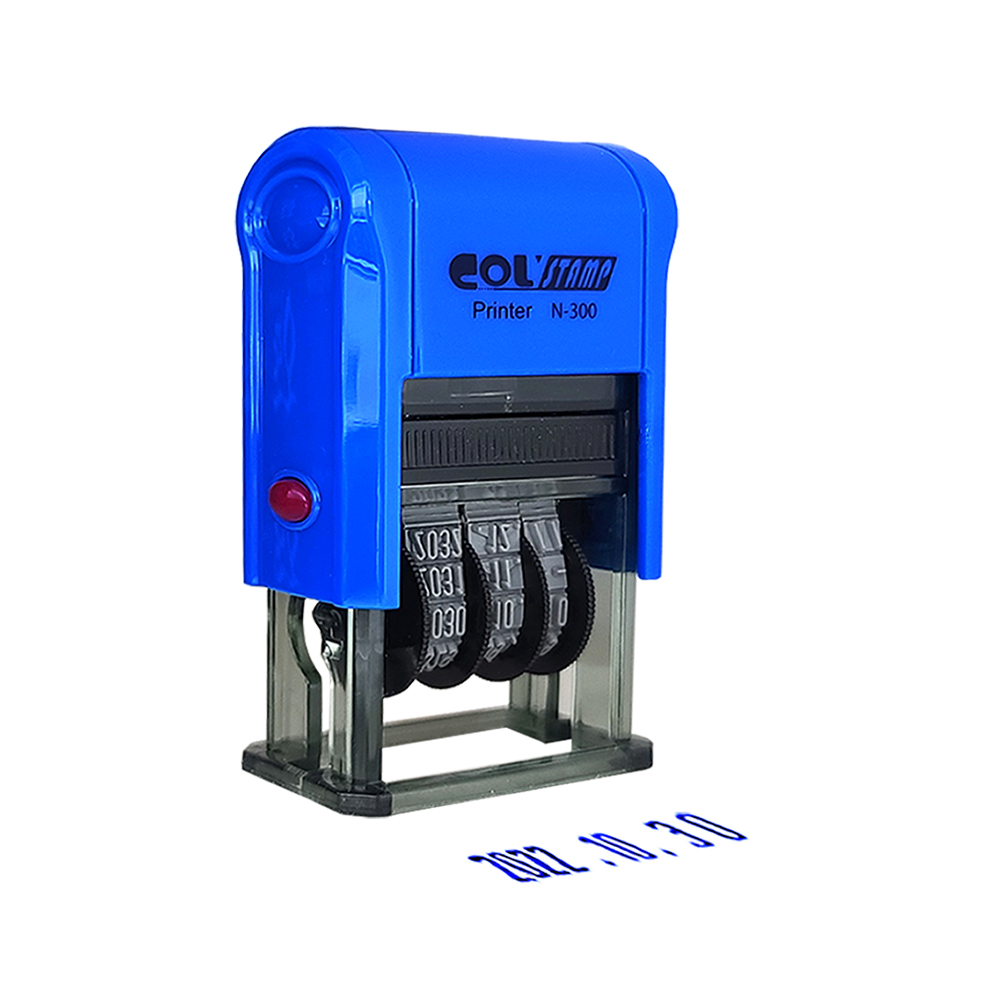 일부인 넘버링 날짜도장 자동스탬프 도장 20x4mm N-300 C-300