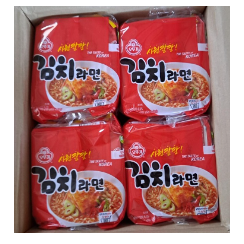 오뚜기 김치라면 40개 1박스 : 뚱이슈퍼