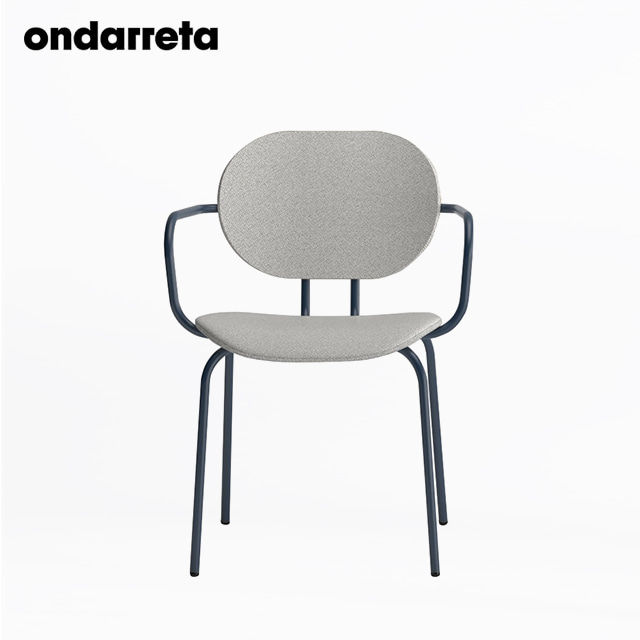 하리 스틸 암체어 패브릭 다이닝체어 ondaretta : 가구상회