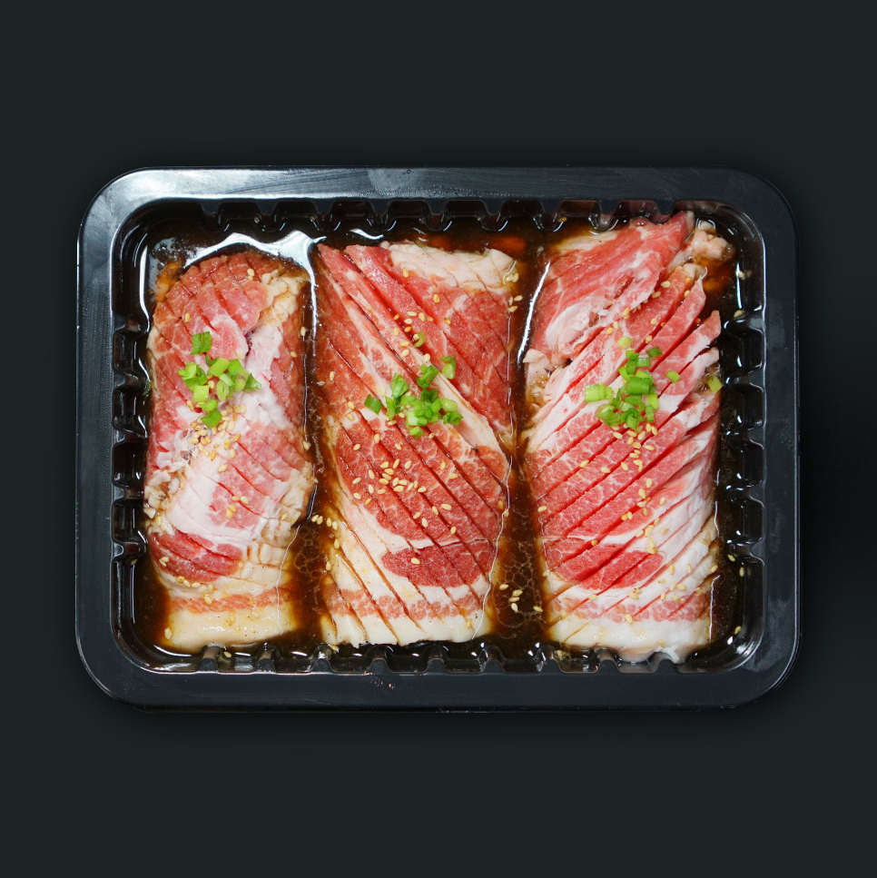 미트얌 양념돼지갈비 맛 수제꿀양념목살왕구이 300g 600g : 미트얌