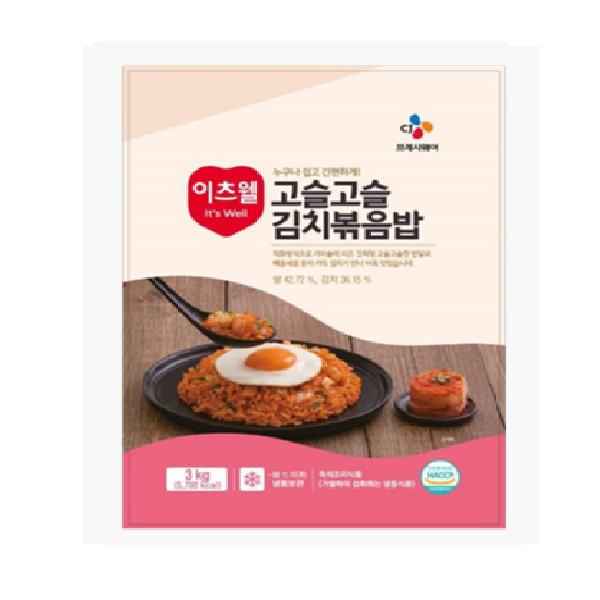 CJ 이츠웰 고슬고슬 야채볶음밥 3KG (아이스박스 포장) : 식자재민족