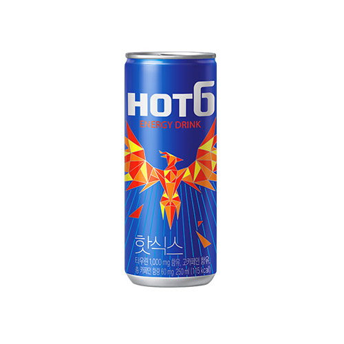 핫식스 에너지 드링크 고카페인 더킹포스 제로 파워 퍼플그레이프 355ml 각6개씩 24캔 : 글로리마켓