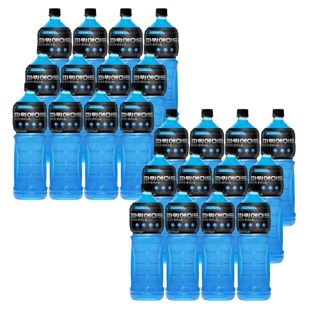 파워에이드 마운틴 블라스트 PET 1.5L (24개) 저칼로리 스포츠 음료 대량 구매 : 아슈테