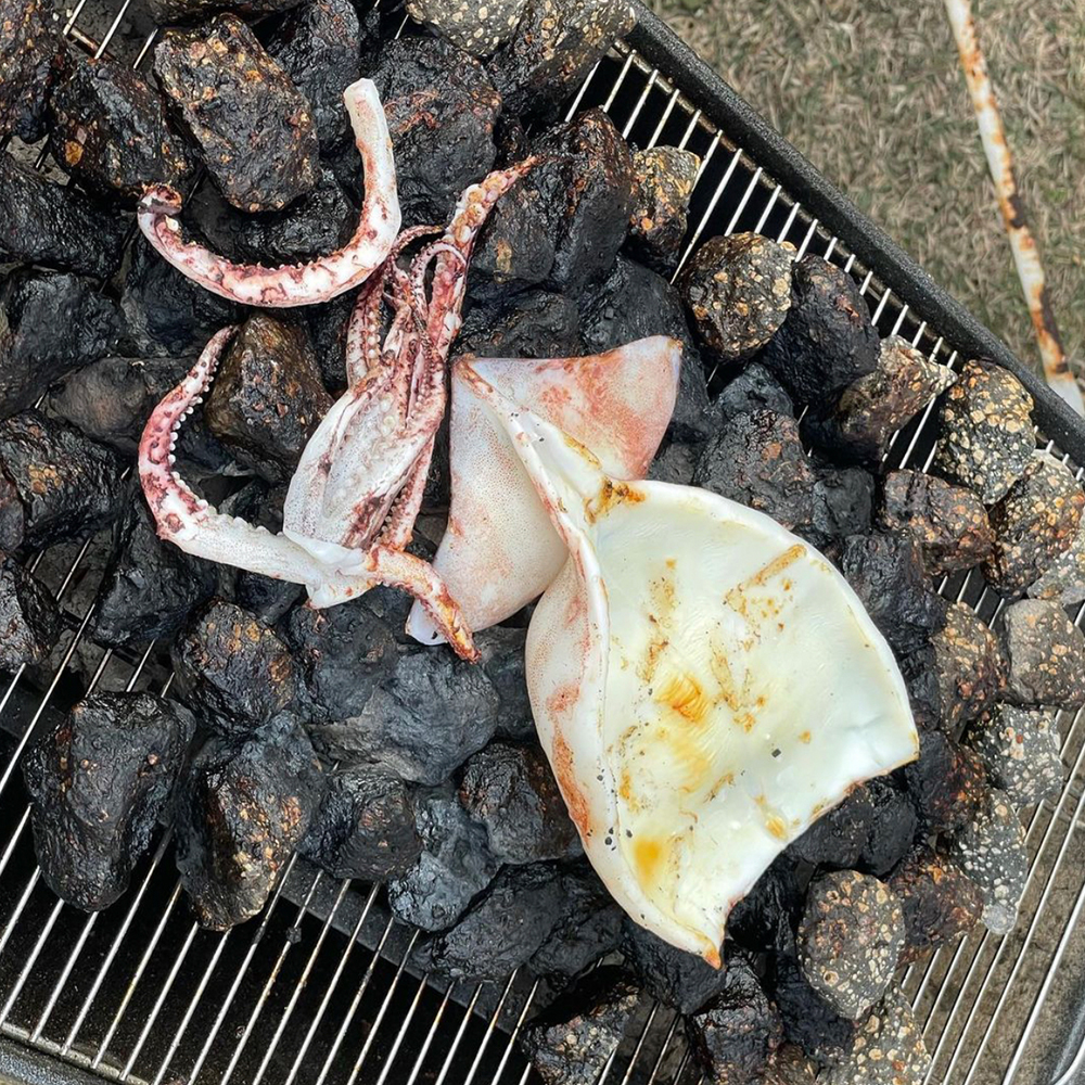 맥반석 돌 캠핑 구이용 특대 1KG : 사랑한스푼