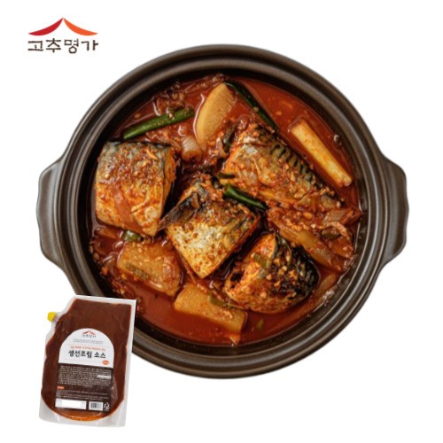 생선조림양념장 코다리 고등어 갈치 양념 소스 2kg 식당업소용 찜 명태 황태 양념장 : 초이스 리샵