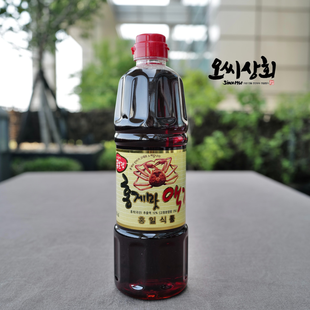 국내산 액젓 BEST 4종 모음 홍게 까나리 갈치 추자멸치 900ml 1kg : 오씨상회