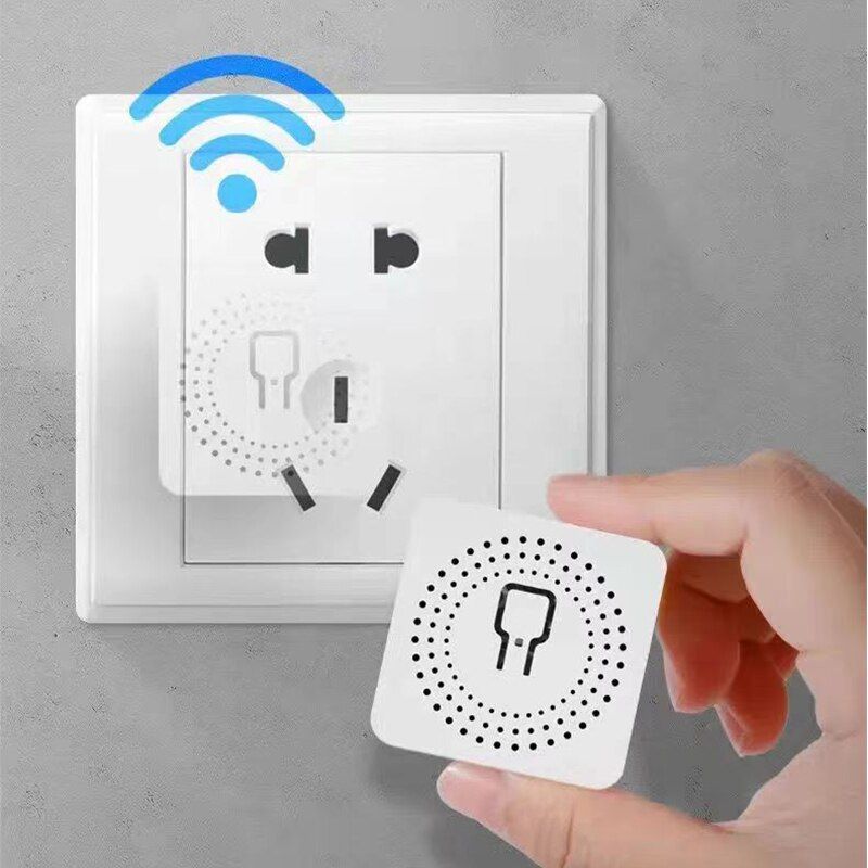16A 스마트 스위치 미니 그라피티 WIFI 및 블루투스 듀얼 모드 차단기 : Glow And Chic