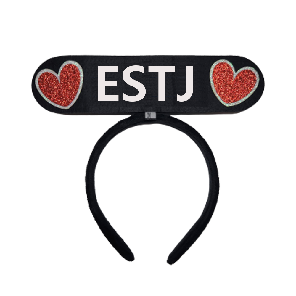 MBTI 머리띠 양면 16개 한세트 파티 인생네컷 소품 : 생활일번지