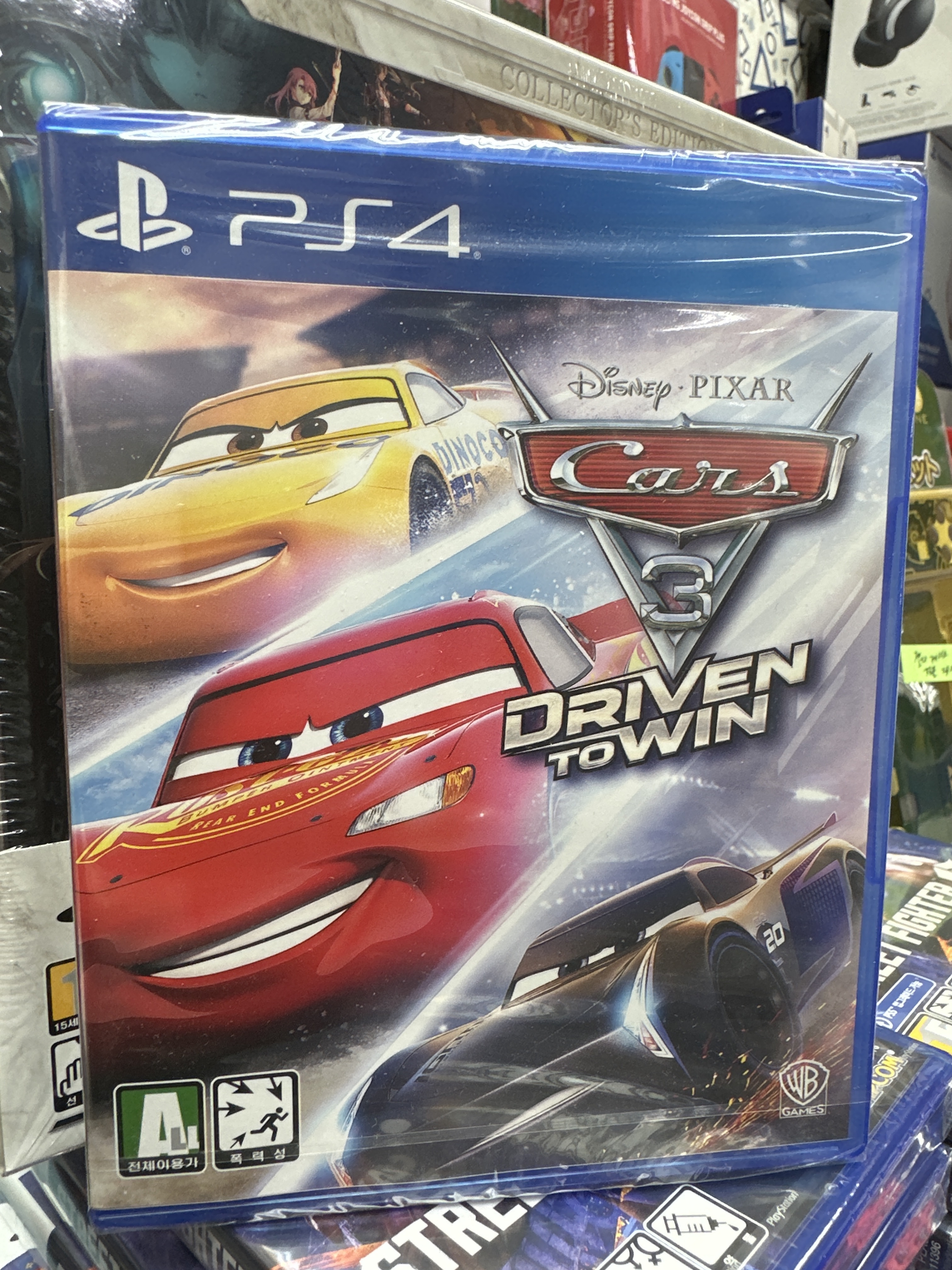 [신품]PS4 플스4 카3 드리븐 투윈 카 Cars3 디즈니 (마리오 카트 라이더 방식) : GWORLD STORE