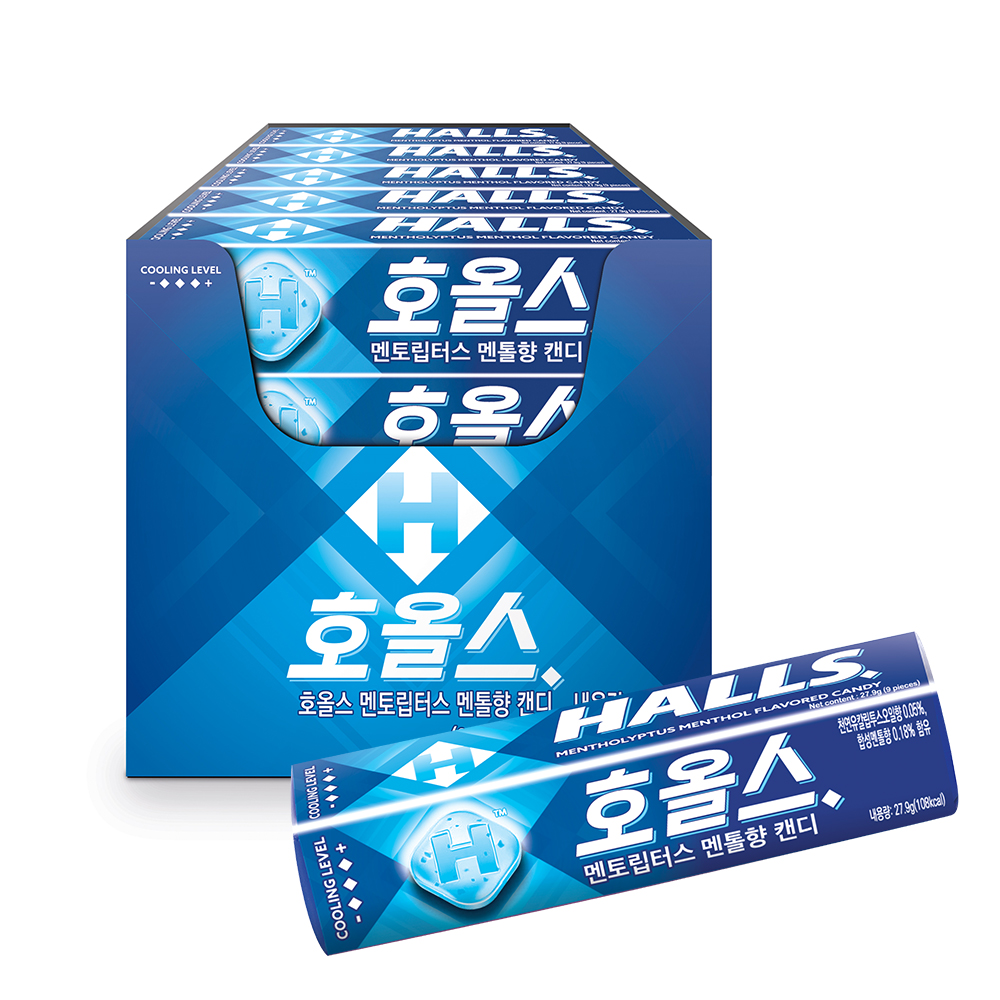 호올스 스틱 멘토립터스 멘톨 캔디 27.9g x 20개 : 앰지코리아