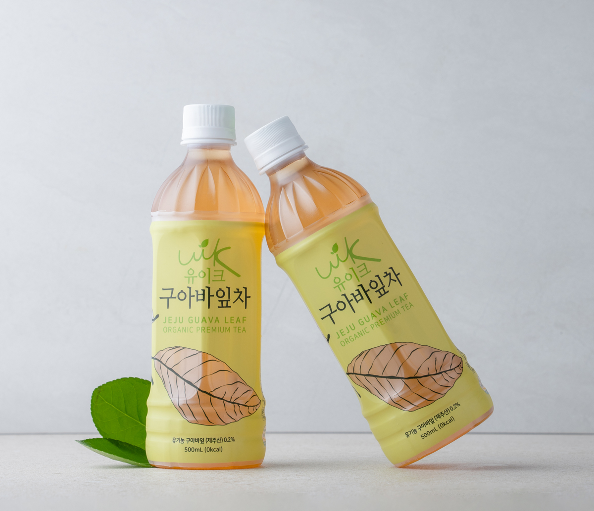 [유이크구아바잎차 공식스토어] 제주 유기농 유이크 구아바잎차  카페인 제로 0%칼로리 임산부 유아음료 500ml(20개) : 유익한컴퍼니