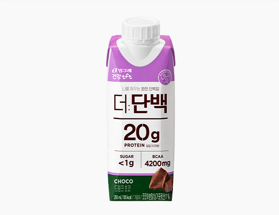 빙그레 더단백 드링크 초코 250ml 18개 : 서로조은