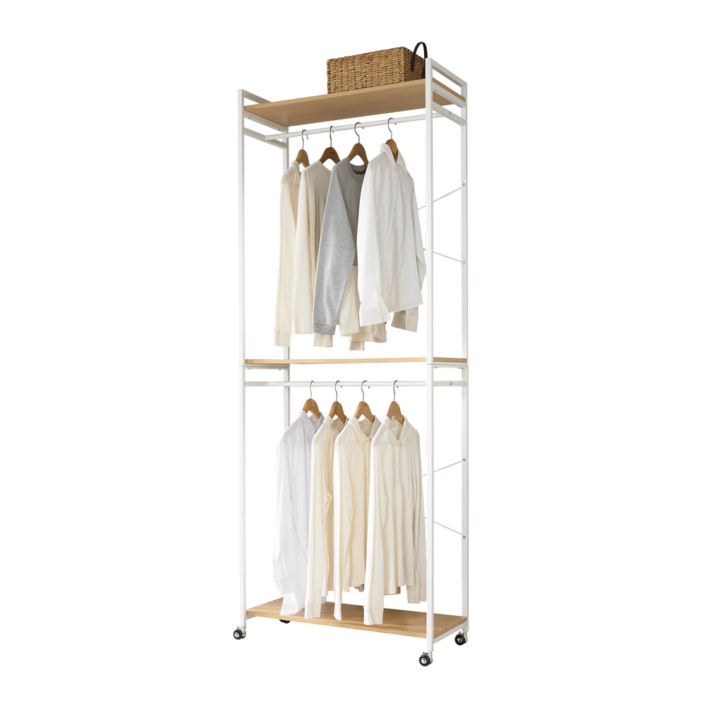 프리메이드 프라임 와이드 2단 드레스룸 행거 옷걸이 시스템 행거 : 프리메이드Homedeco