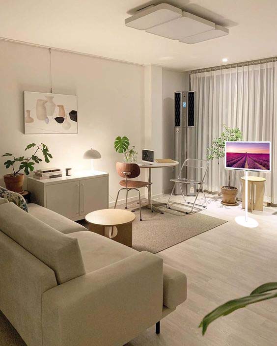 LG 룸앤 티비 거치대 1 2 세대 높이 조절 스탠드 G02 : 마블스탠미