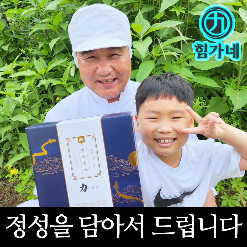 힘가네 장어 진액 민물 장어즙 엑기스 1박스(100ml X 10개입) : 힘가네