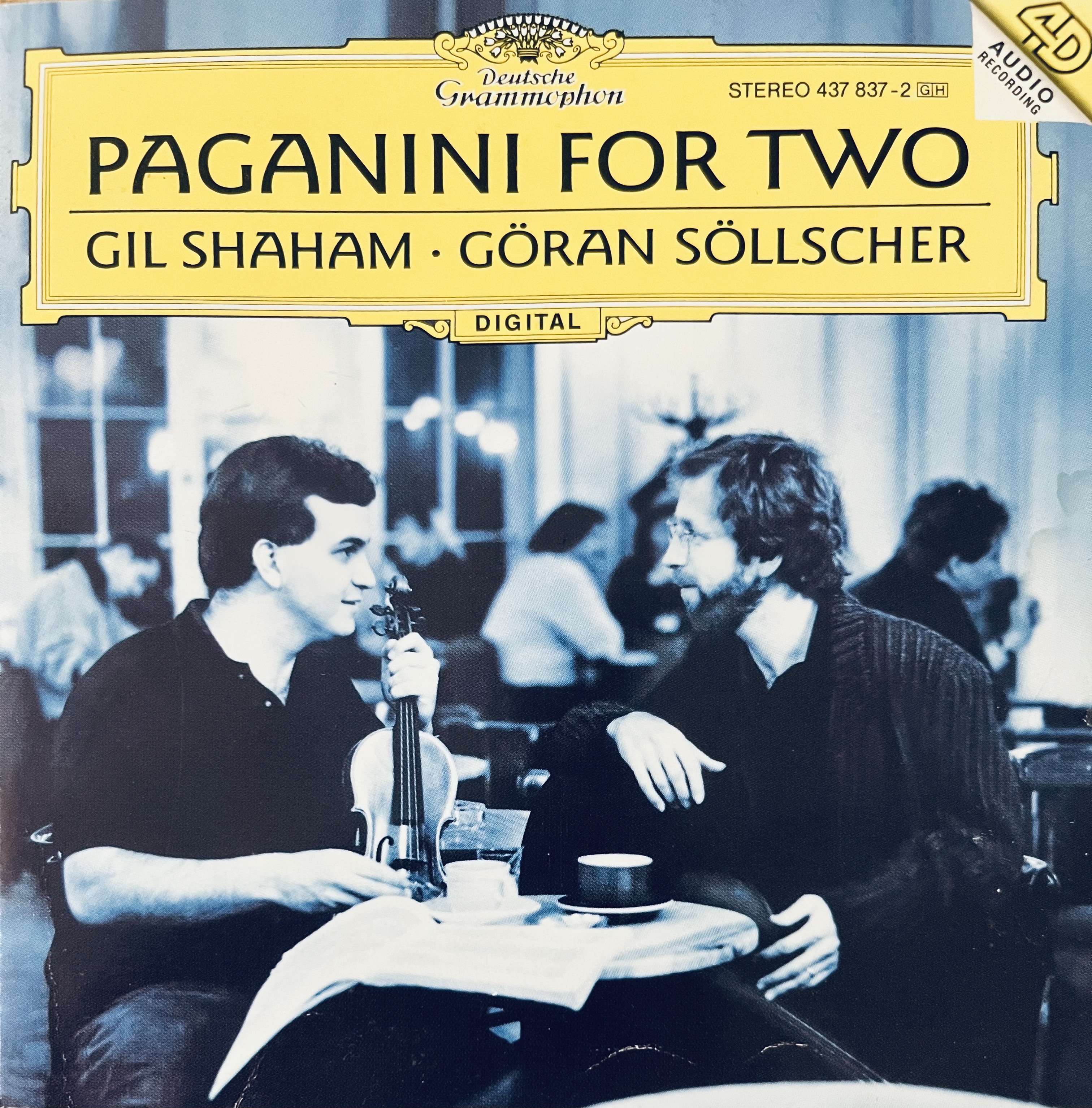 PAGANINI FOR TWO GIL SHAHAM GORAN SOLLSCHER CD : 렛츠b