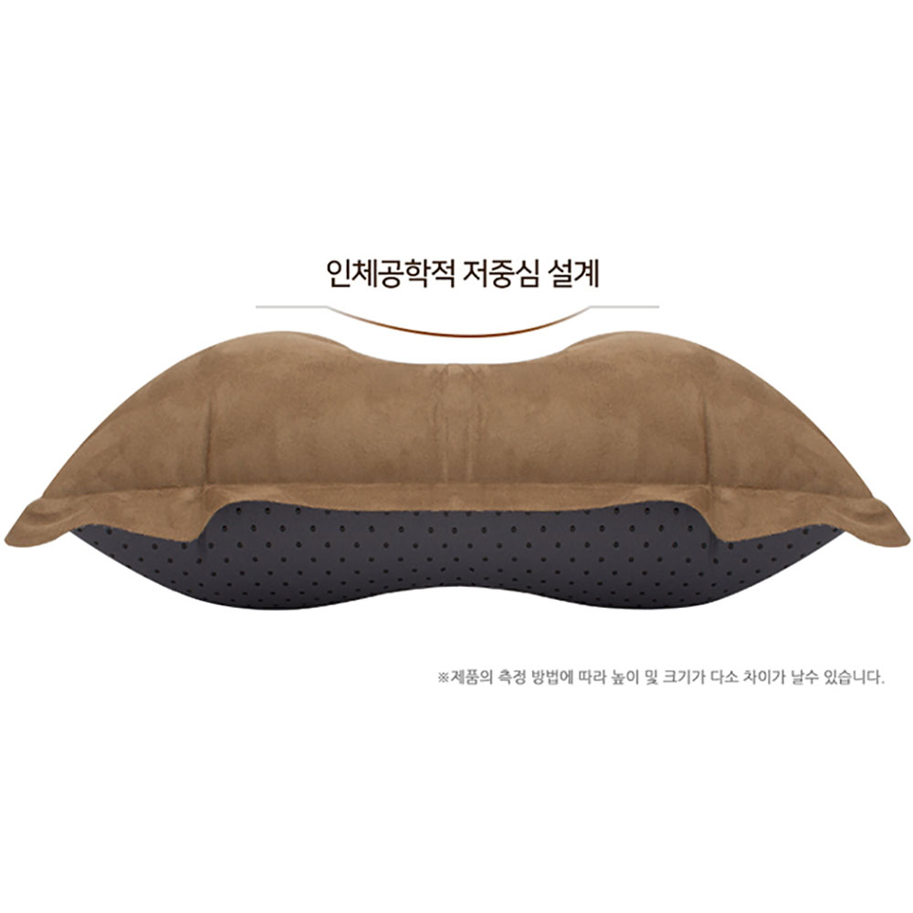 엣지하우스 스웨이드 휴대용 캠핑 에어 베개 : 다온테크닉스