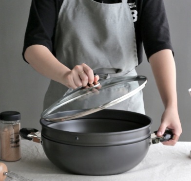 국솥 물솥 큰솥 만두 2단찜솥 대형냄비 대용량냄비 4size : 은아네 잡화점