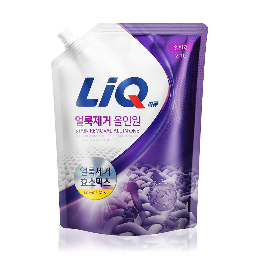 리큐 얼룩제거 올인원 세탁세제 2.1L 1개 일반 : 애경본사직영몰