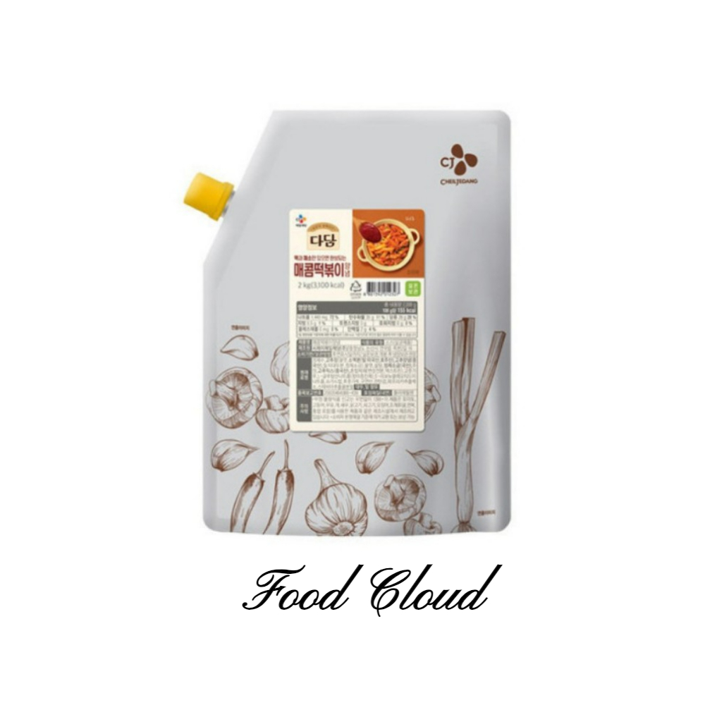 CJ 다담 매콤떡볶이양념 2kg : 푸드클라우드