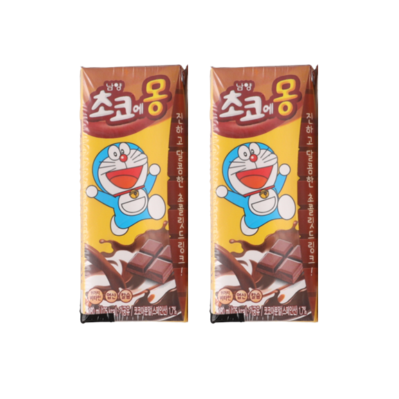 남양 초코에몽 180ml 종이 팩 24개입 1박스 : 현암상회