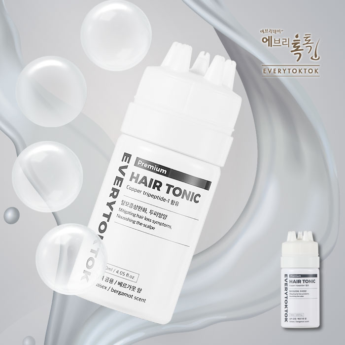 에브리톡톡 탈모완화 기능성 프리미엄 헤어토닉 120ml : 바로이샵