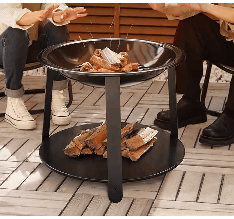 야외 바베큐 그릴 화로대 숯불 구이 난로 캠핑 불멍 : 룰루구매대행