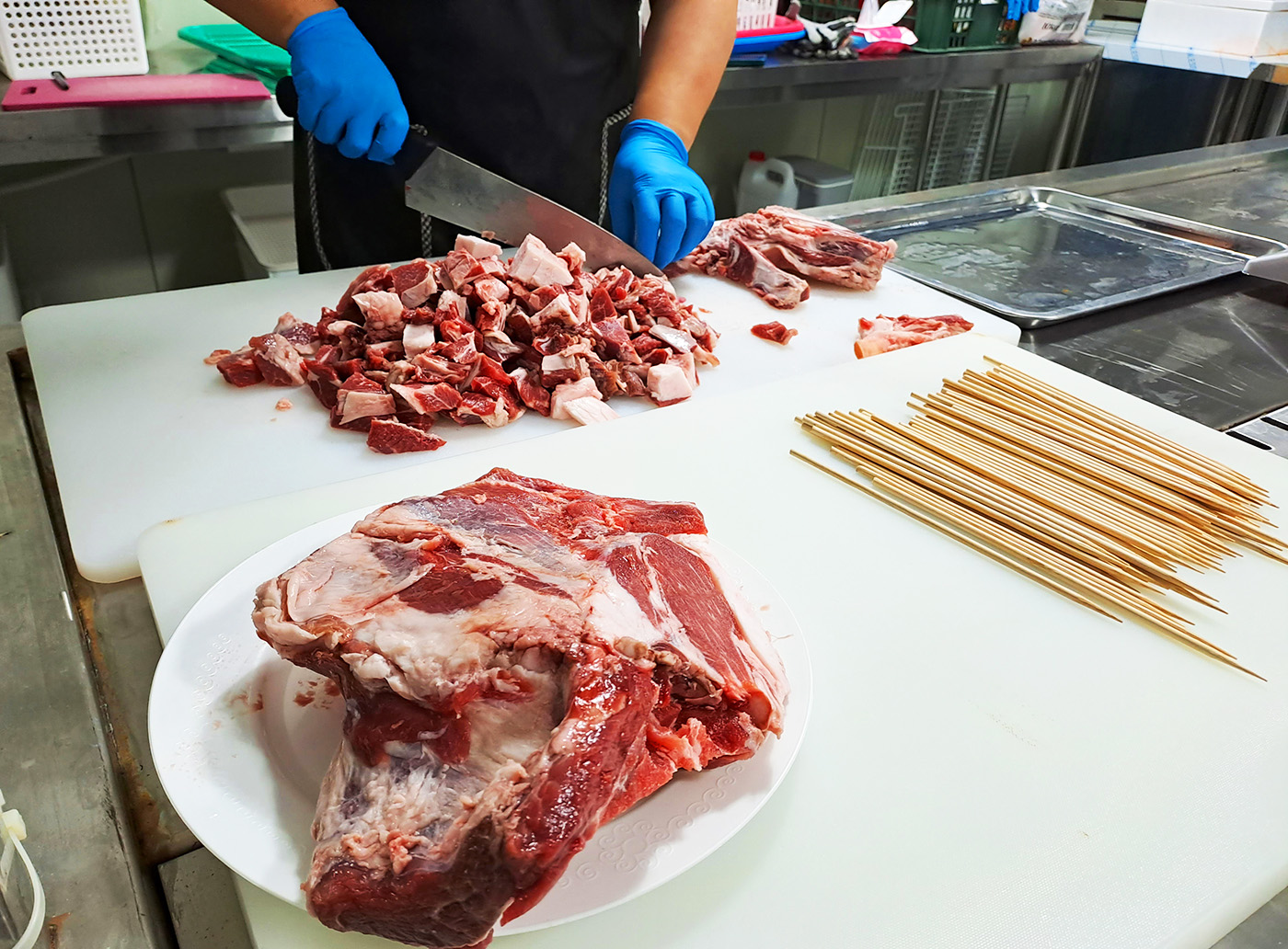 양꼬치 250g 수제양꼬치 희양양 양고기 램 양갈비 프랜치랙 어린양 캠핑 홈파티 : 희양양 양고기