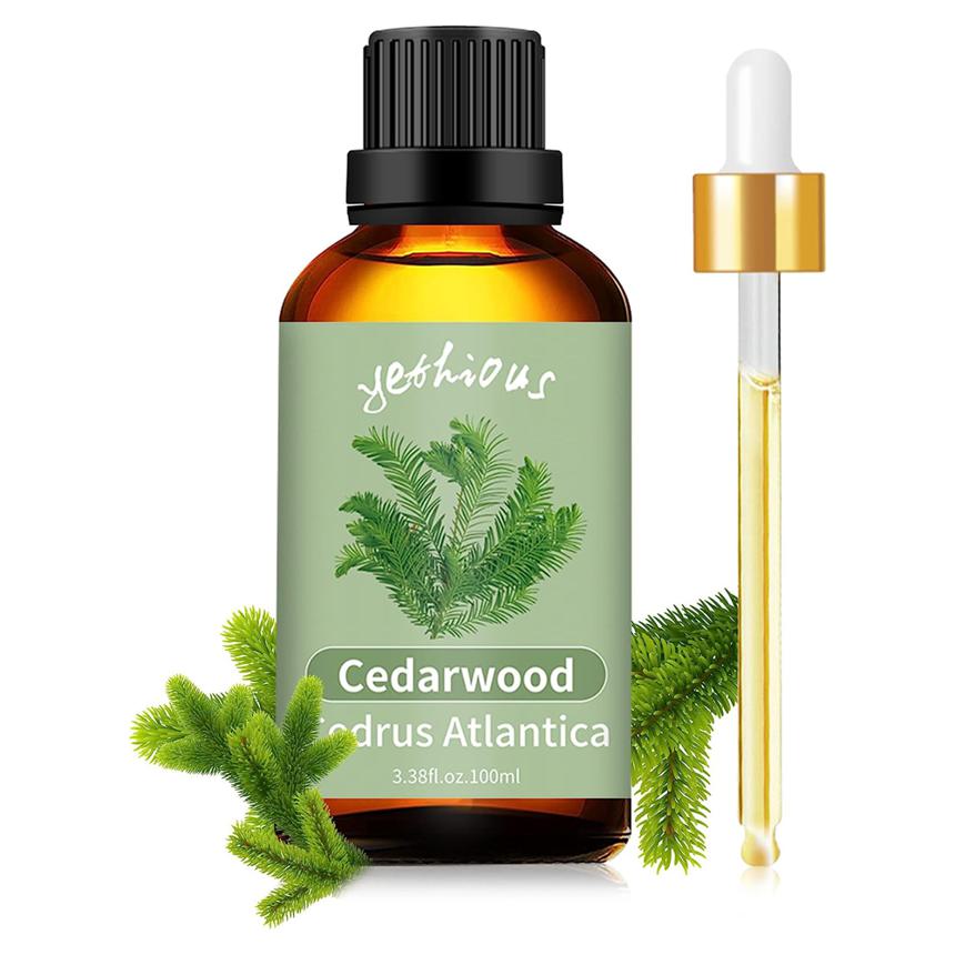 Yethious Cedarwood 에센셜 아로마 오일 K1 100Ml 2개 : 유로점프업