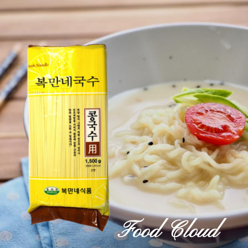 복만네 콩국수면 1.5kg (12~15인분) 국수 콩국수용국수 : 푸드클라우드