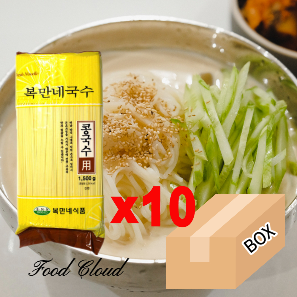 [BOX] 복만네 콩국수면 [1.5kgx10개] 국수 콩국수용국수 : 푸드클라우드