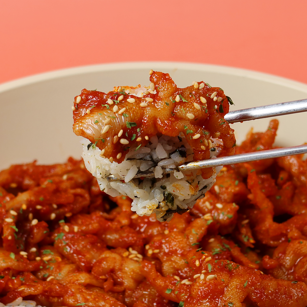 무뼈닭발 매운맛 직화 숯불 뼈없는 닭발 [250g, 300g] : 미네이션