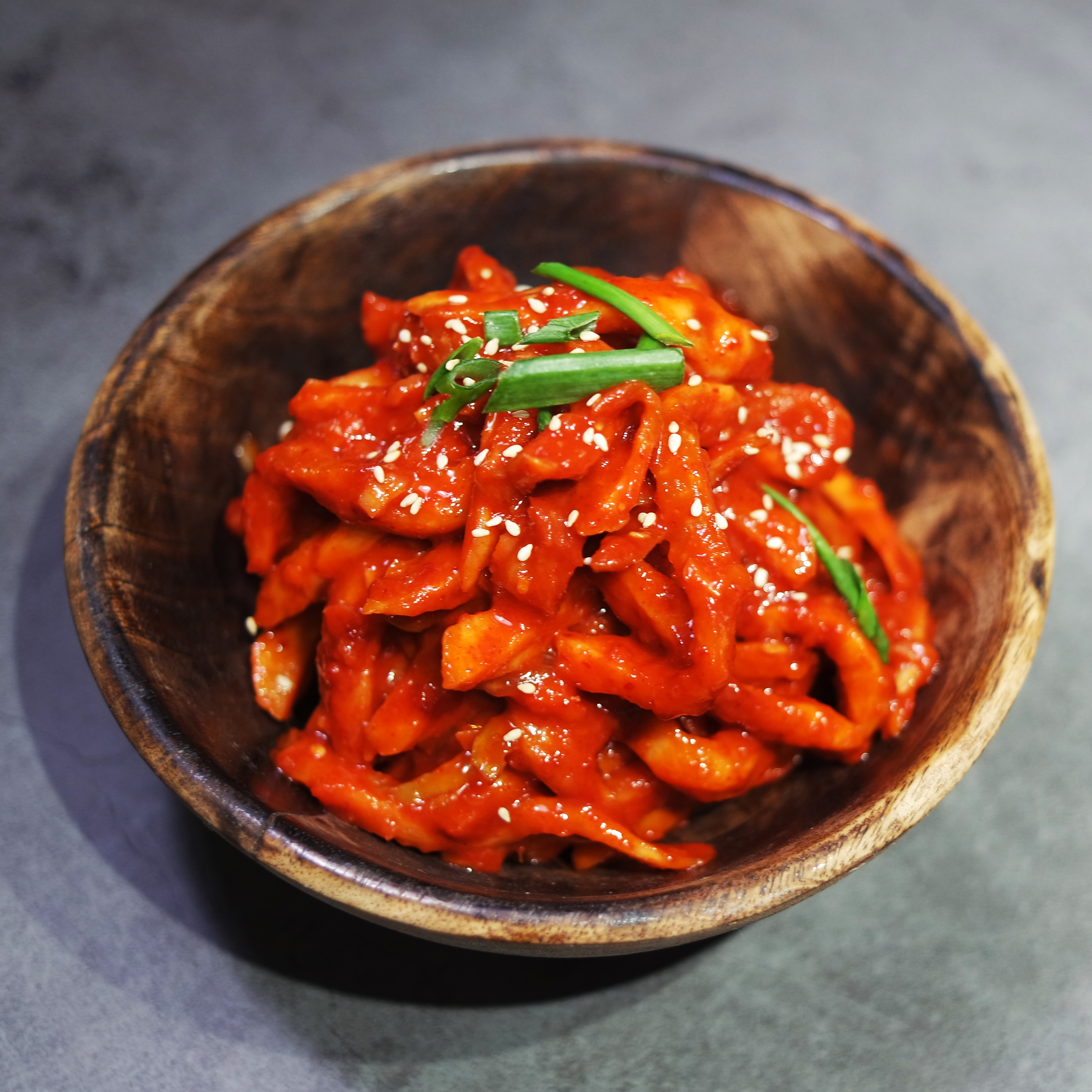 박정자 할머니손맛 100%국내산무 한촌 꼬득보쌈무김치 1kg : 한촌FS
