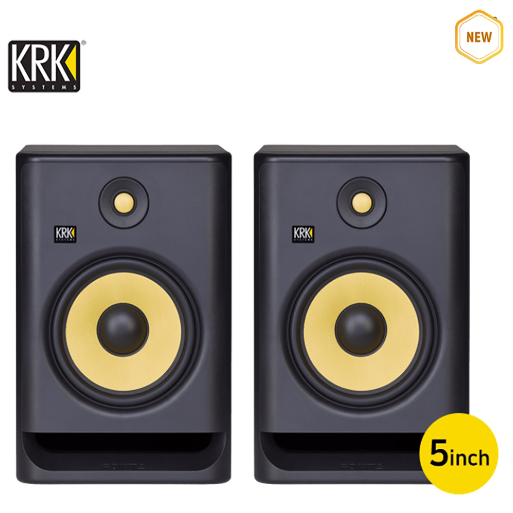 KRK - Rokit 5 G4 5인치 니어필드 스튜디오 모니터 스피커 2통 (1조) : 더그랩사운드