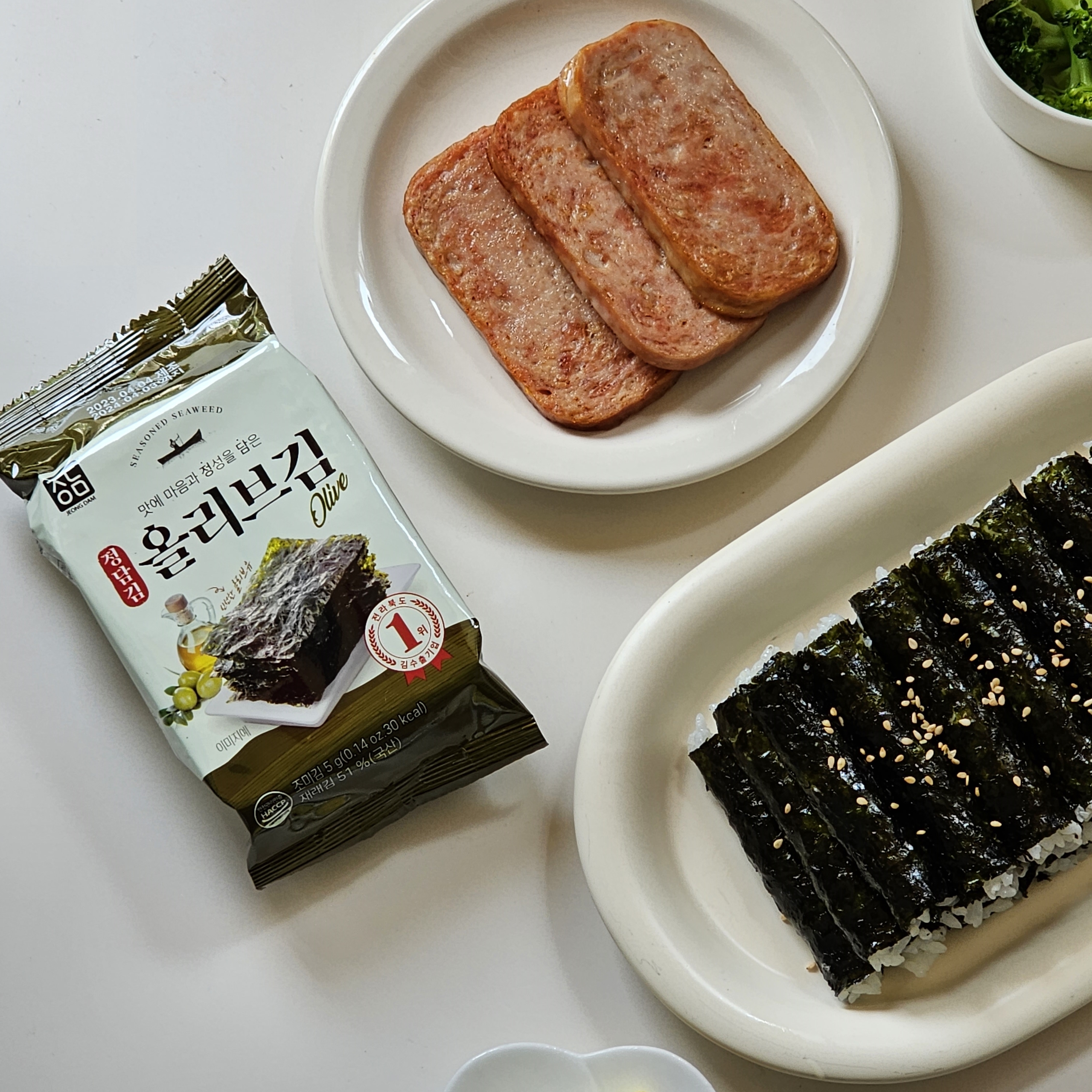 [정담김] 도시락김 선물세트 참기름 매운김 올리브 맛 3종 혼합 세트 : 에스시디디주식회사