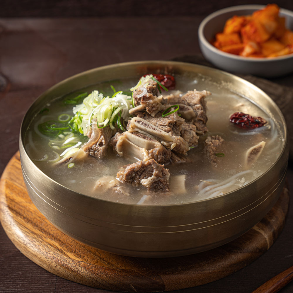 명인이만든 맛있는 왕갈비탕 택배 소갈비탕 냉동국 2세트 : 뚝심밥상