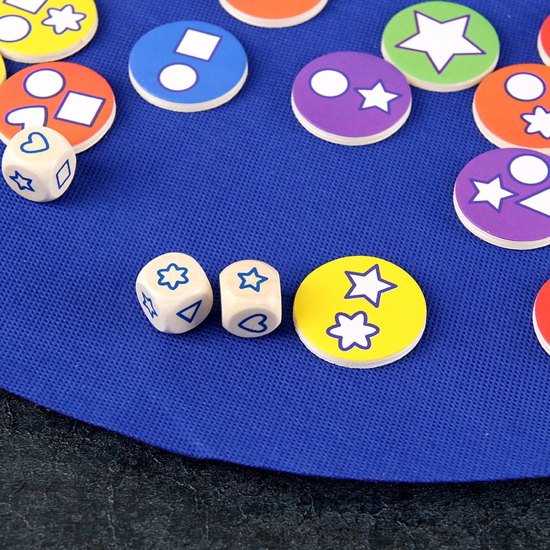 몬테소리 Montessori Wooden Color Matching Toy Candy Shape Game Cognition Training Learning Education To : 시아직구몰