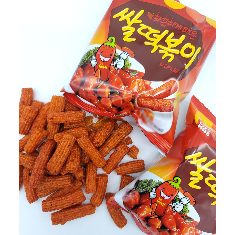 코스모스 쌀떡볶이 과자 50g : 싸군과자몰