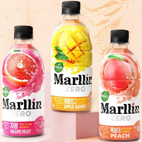 웅진 자연은 더말린제로 복숭아 자몽 애플망고 500ml 각1개씩 총3개 : 투스타몰