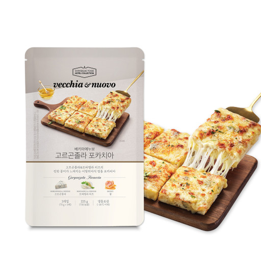 베키아에누보 고르곤졸라 포카치아 225g (75g x 3개입) x 2개 : 오드리몰마켓