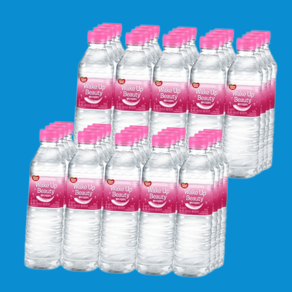 동원샘물 웨이크업뷰티 미생수 500ml 40개입 가정용배달 : 유주클럽