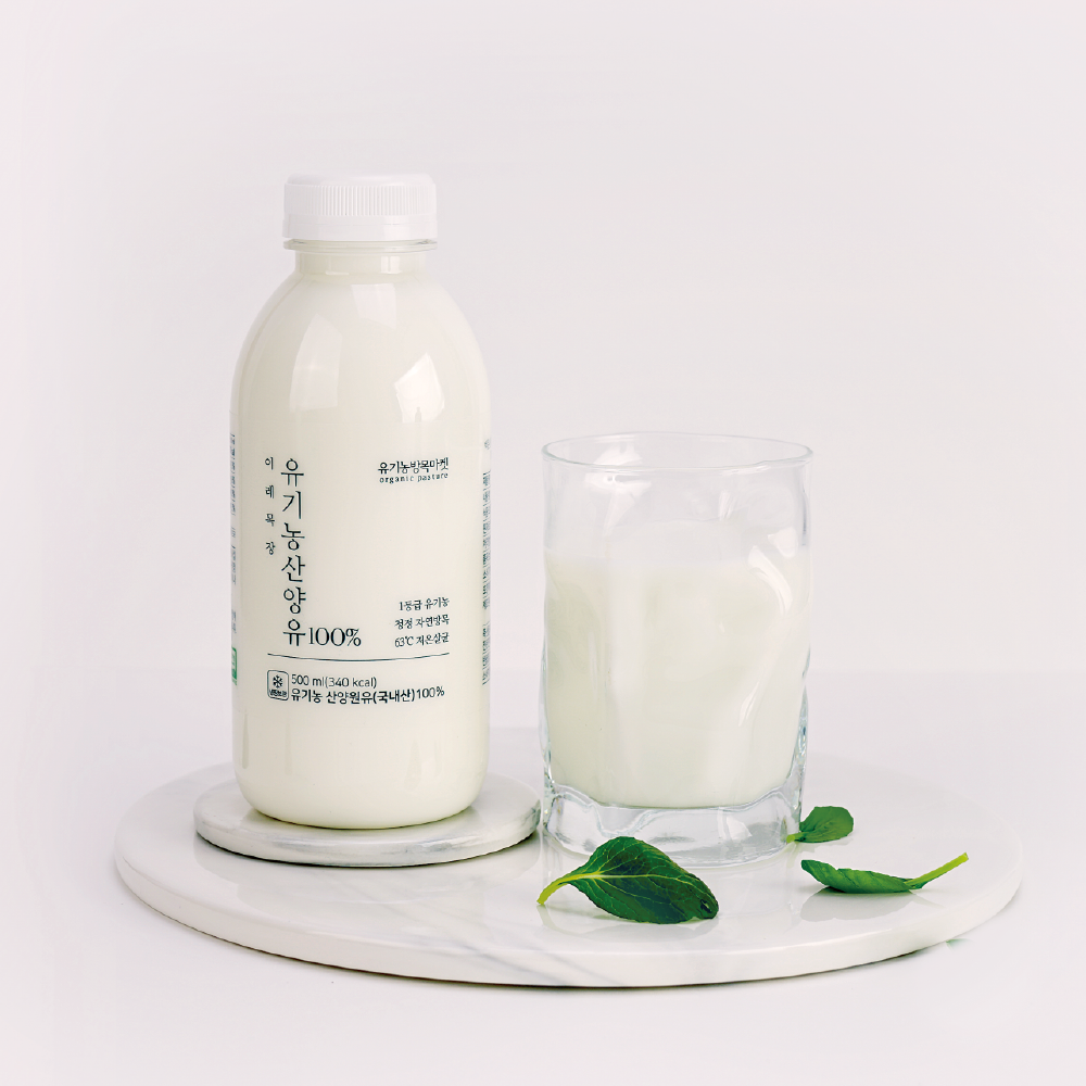 [6월 20일(금) 발송 예정]이레목장 100% 유기농 산양유 산양우유 500ml : 유기농방목마켓
