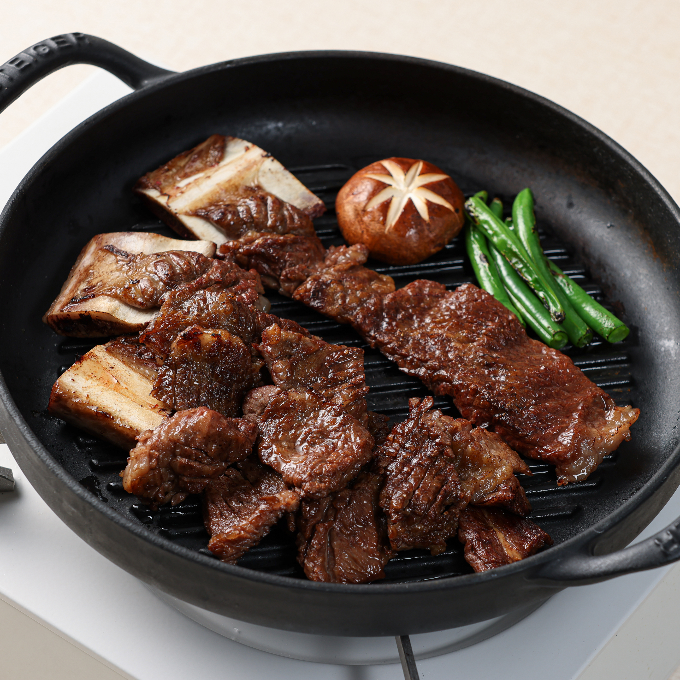 백십일 안동갈비 1등급 이상 한우 포갈비 생갈비 400g : 백십일